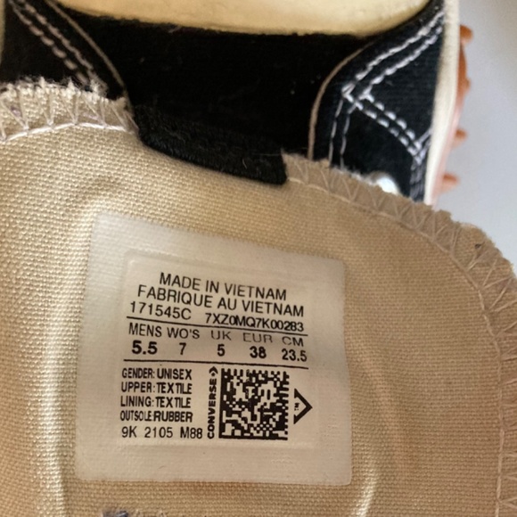 Converse Run Star Motion Hi Platform Sneaker Unisex M5.5/W7 - Picture 8 of 14